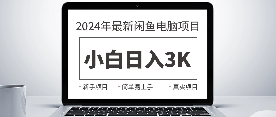 （10845期）2024最新闲鱼卖电脑项目，新手小白日入3K+，最真实的项目教学-他山创业网