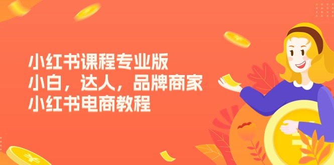 （11022期）小红书课程专业版，小白，达人，品牌商家，小红书电商教程（15节）-他山创业网