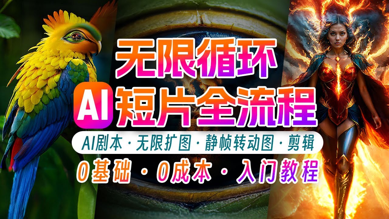 AI剪辑无限循环画面：新手轻松月入上万-他山创业网