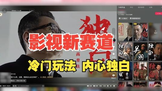 最新影视解说玩法，人物独白，30天涨粉24万+，全流程拆解【揭秘】-他山创业网