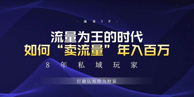（13433期）未来如何通过“卖流量”年入百万，跨越一切周期绝对蓝海项目-他山创业网
