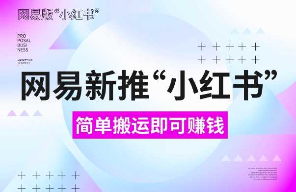 网易官方新推“小红书”，搬运即有收益，新手小白千万别错过(附详细教程)【揭秘】-他山创业网