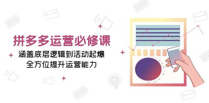 （13647期）拼多多运营必修课：涵盖底层逻辑到活动起爆，全方位提升运营能力-他山创业网