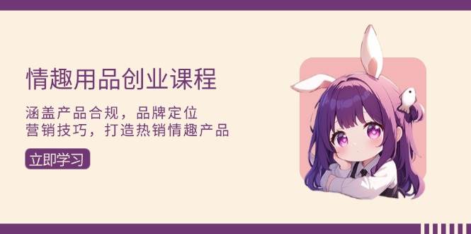 （13682期）情趣用品创业课程：涵盖产品合规，品牌定位，营销技巧，打造热销情趣产品-他山创业网