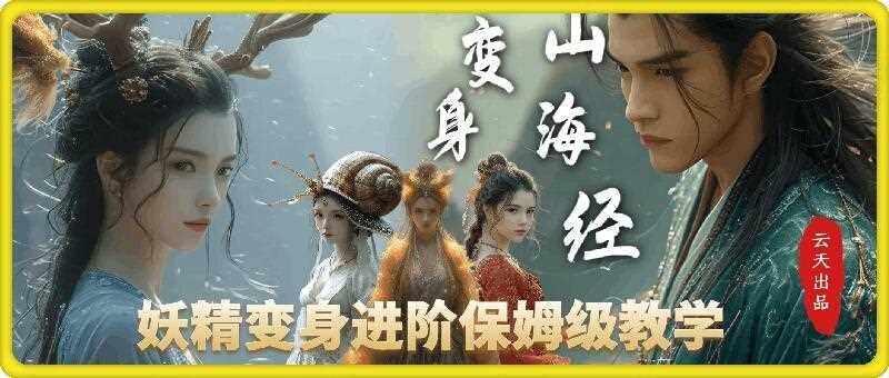 云天AI山海经变身视频教程，妖精变身进阶保姆级教学-他山创业网