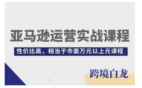 亚马逊运营实战课程，亚马逊从入门到精通，性价比高，相当于市面万元以上元课程-他山创业网