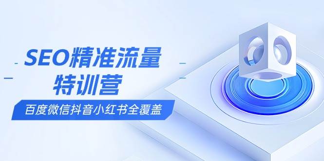 （13851期）SEO精准流量特训营，百度微信抖音小红书全覆盖，带你搞懂搜索优化核心技巧-他山创业网